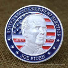 Custom Design Logo Display US Metal Biden Challenge Coin